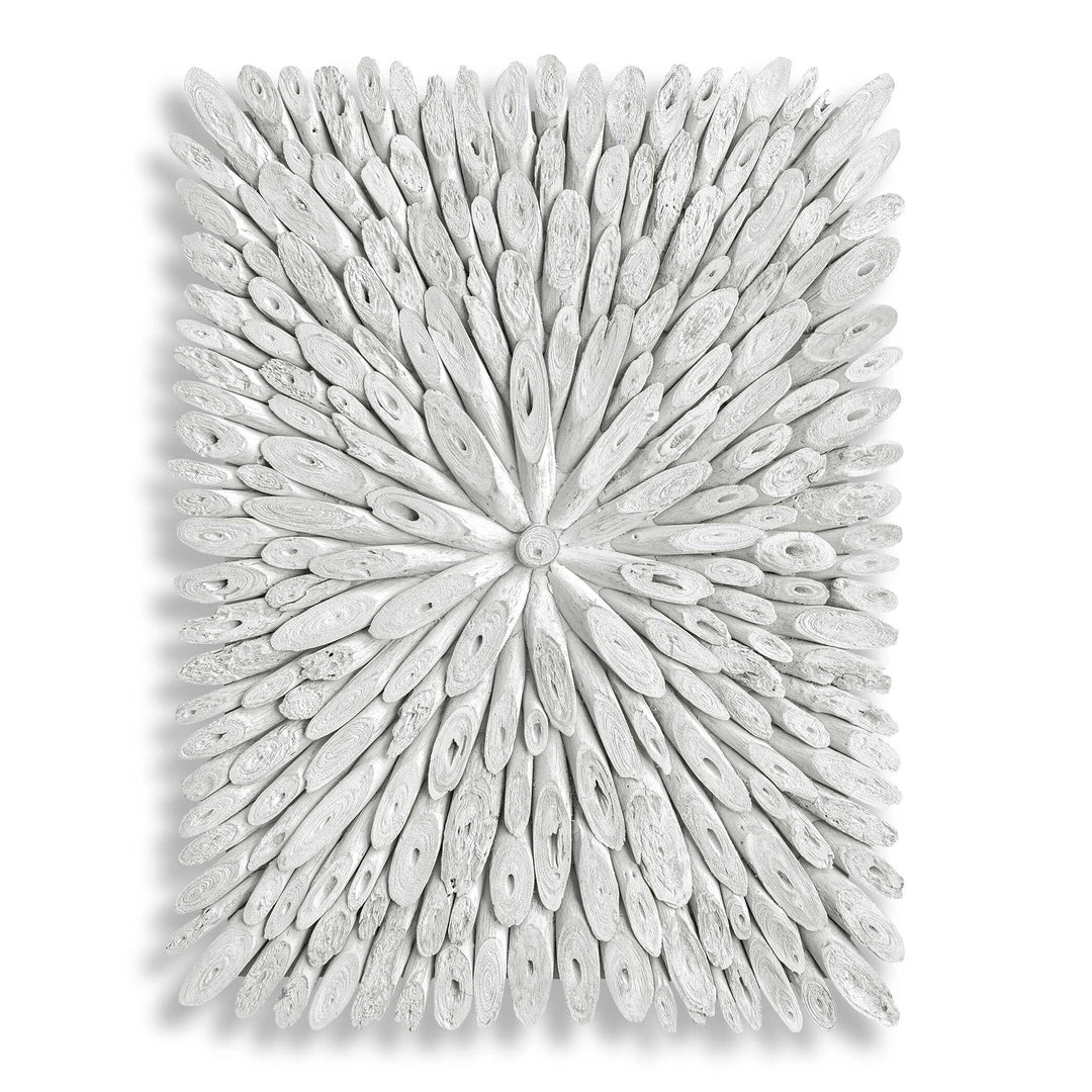 Bahama Wood Whitewashed Wall Decor - AmericanHomeFurniture