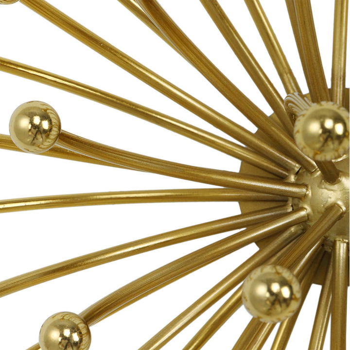 American Home Furniture Uttermost Aga Gold Metal Wall Decor Set of 3