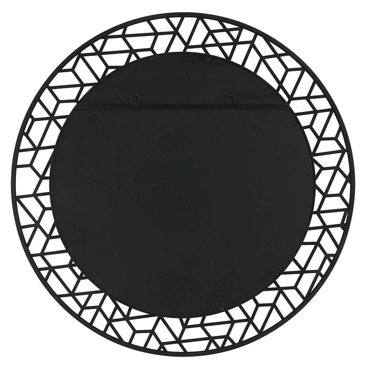 American Home Furniture Uttermost Mosaic Metal Round Mirror