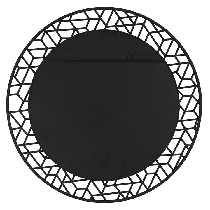 American Home Furniture Uttermost Mosaic Metal Round Mirror