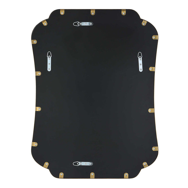 American Home Furniture Uttermost Athena Brushed Brass Mirror