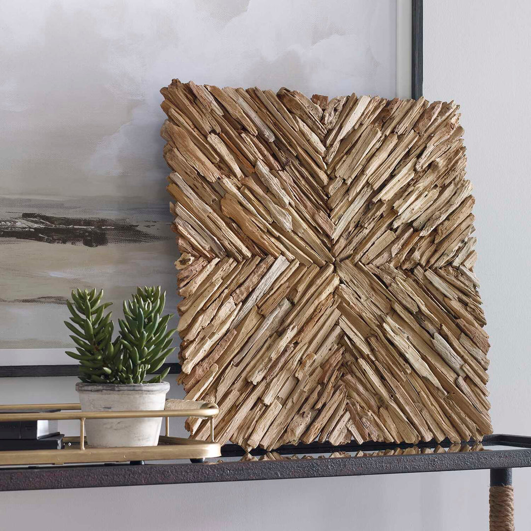 American Home Furniture Uttermost Outland Drift Wood Wall Decor