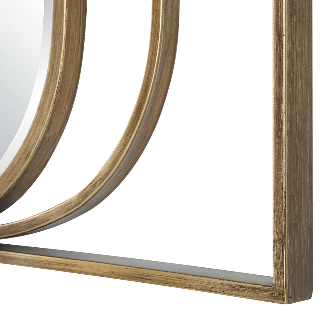 American Home Furniture Uttermost Replicate Contemporary Oval Mirror