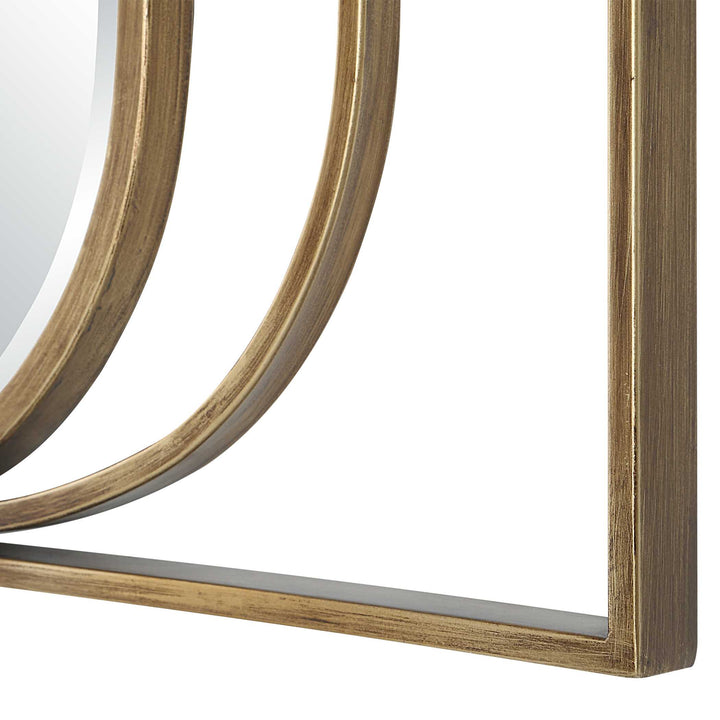 American Home Furniture Uttermost Replicate Contemporary Oval Mirror