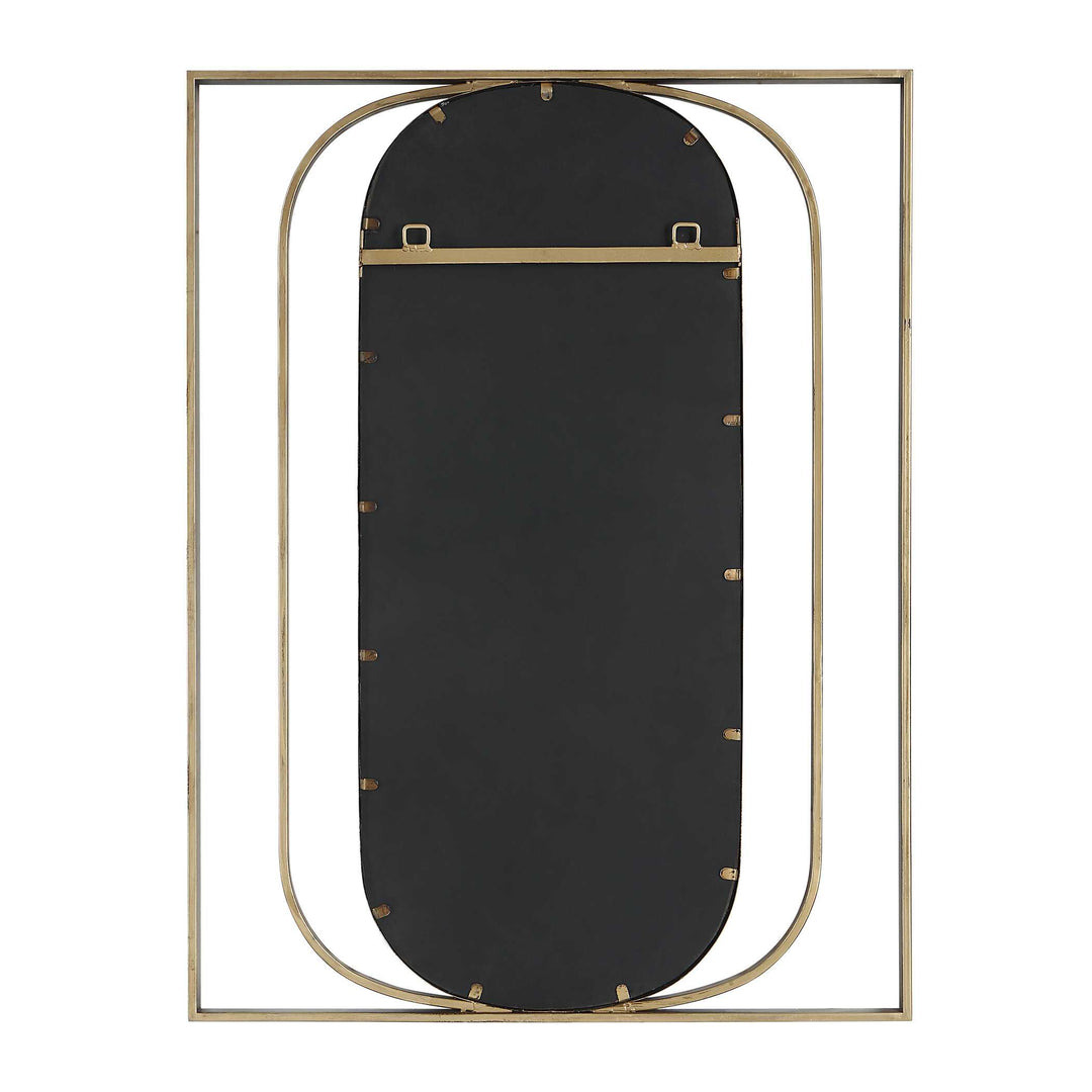 American Home Furniture Uttermost Replicate Contemporary Oval Mirror