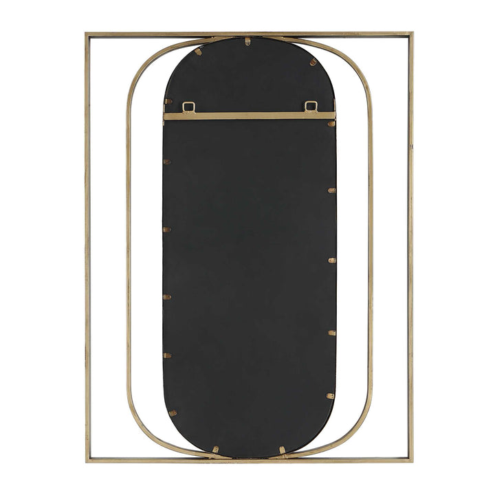 American Home Furniture Uttermost Replicate Contemporary Oval Mirror