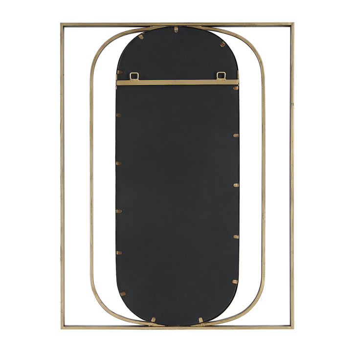 American Home Furniture Uttermost Replicate Contemporary Oval Mirror