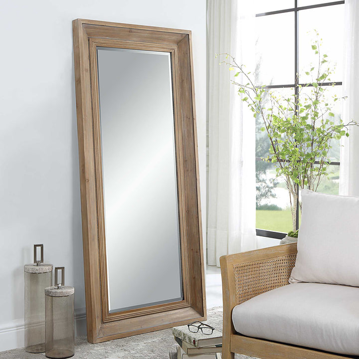 American Home Furniture Uttermost Missoula Large Natural Wood Mirror