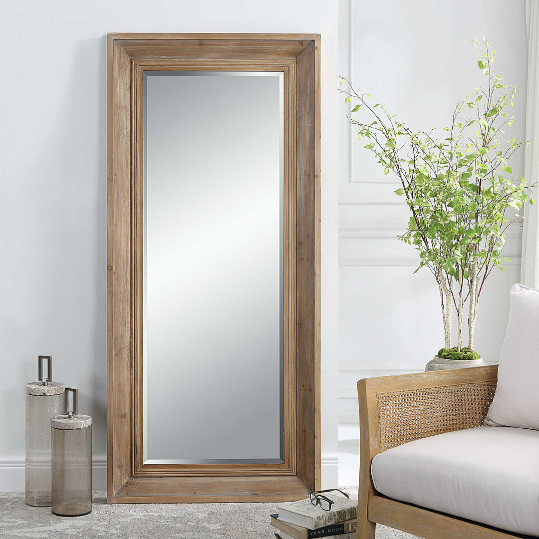 American Home Furniture Uttermost Missoula Large Natural Wood Mirror