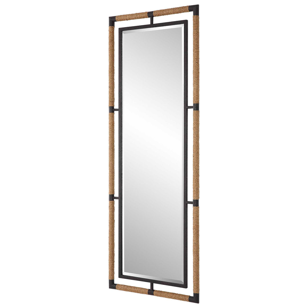 American Home Furniture Uttermost Melville Iron & Rope Tall Mirror