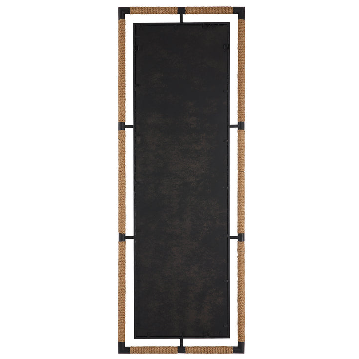American Home Furniture Uttermost Melville Iron & Rope Tall Mirror