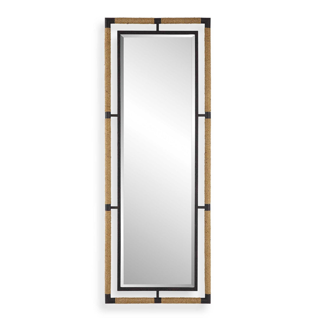 Melville Iron & Rope Tall Mirror - AmericanHomeFurniture