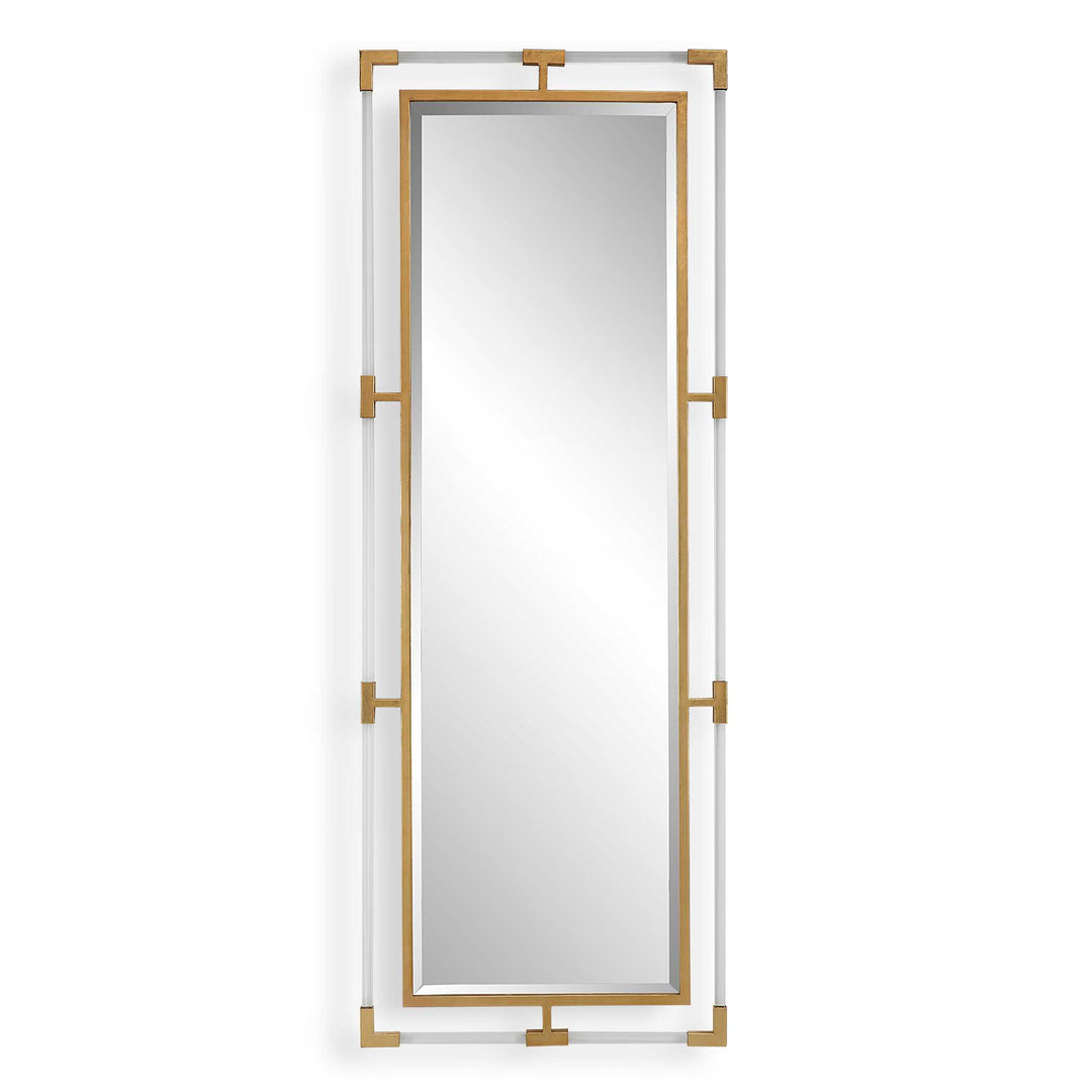 American Home Furniture Uttermost Balkan Gold Tall Mirror