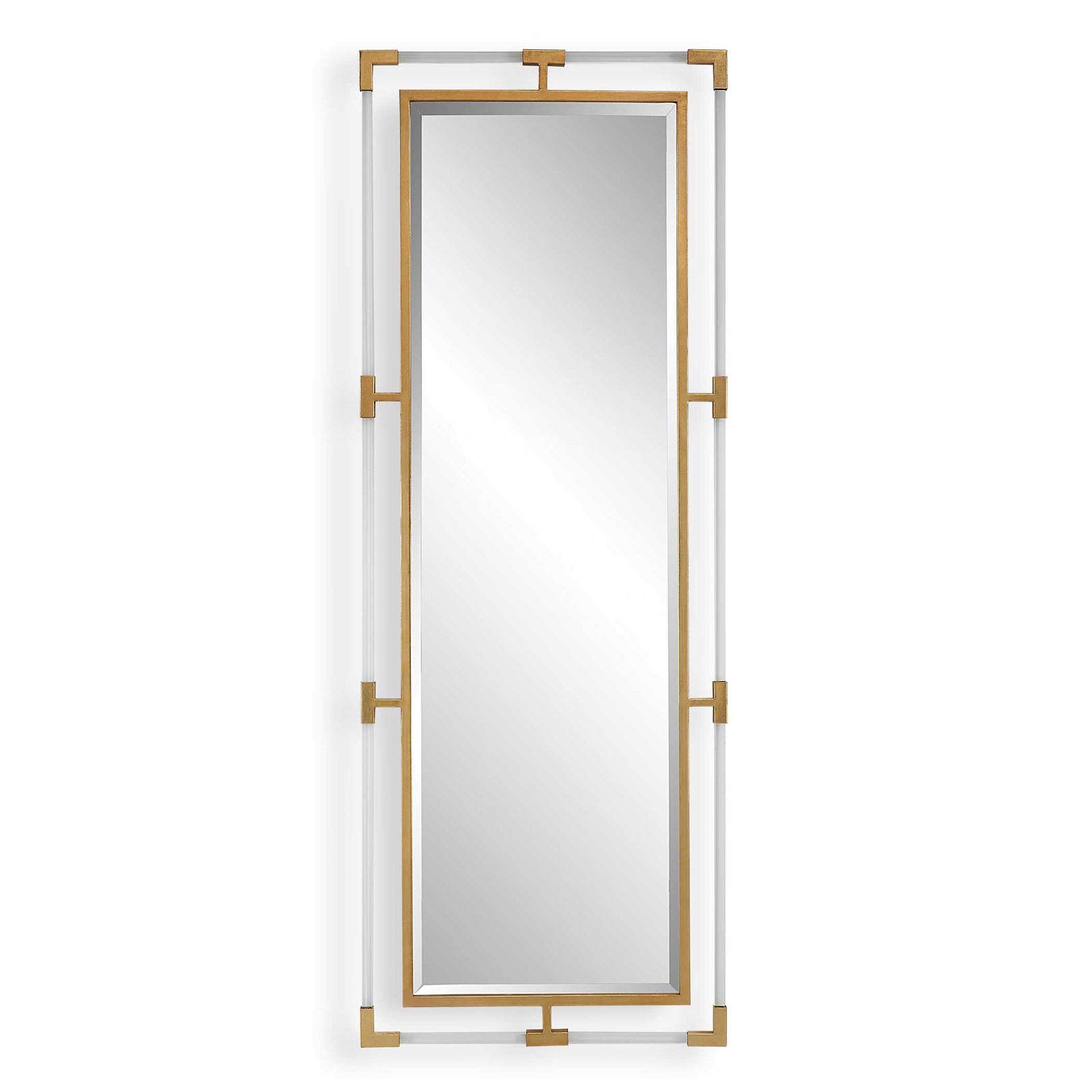 American Home Furniture Uttermost Balkan Gold Tall Mirror
