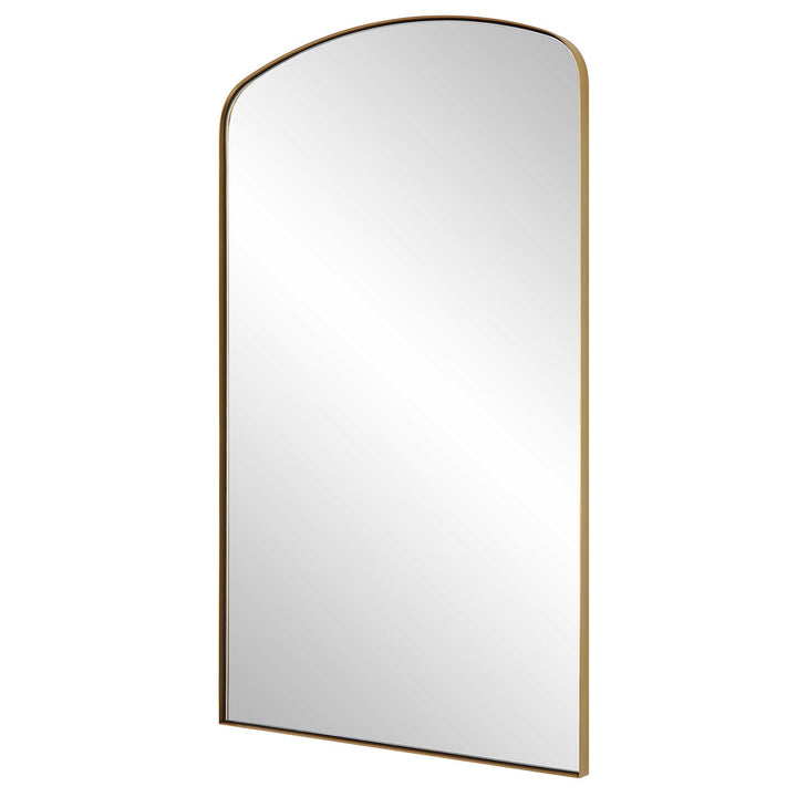 American Home Furniture Uttermost Tordera Brass Arch Mirror