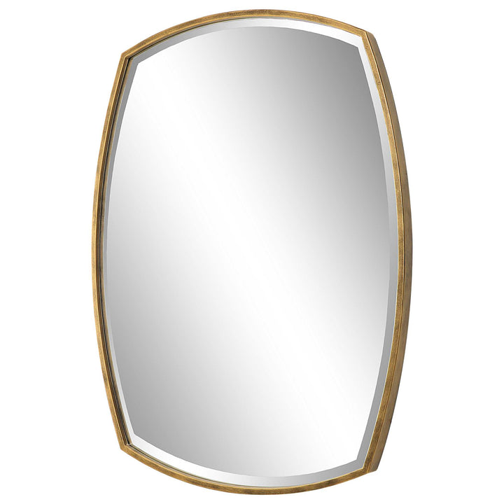 American Home Furniture Uttermost Varenna Aged Gold Vanity Mirror