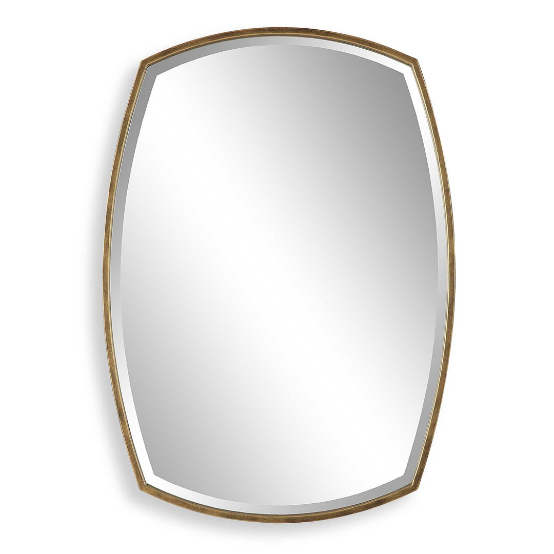 Varenna Aged Gold Vanity Mirror - AmericanHomeFurniture