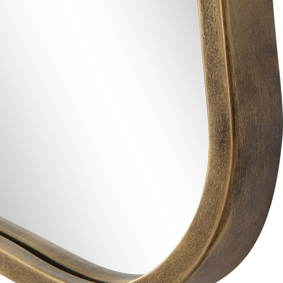 American Home Furniture Uttermost Pavia Curvy Vanity Mirror