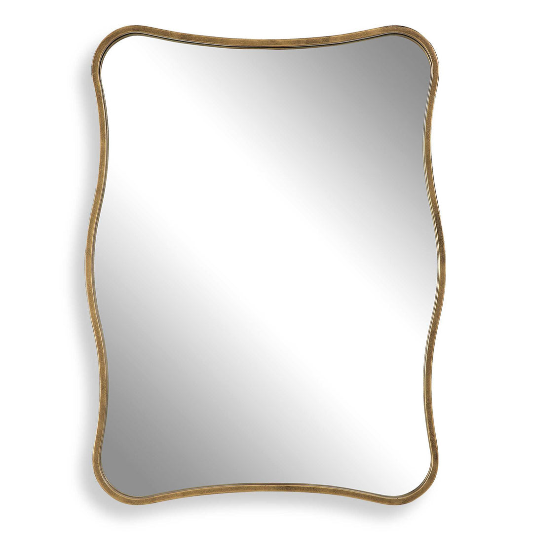 American Home Furniture Uttermost Pavia Curvy Vanity Mirror