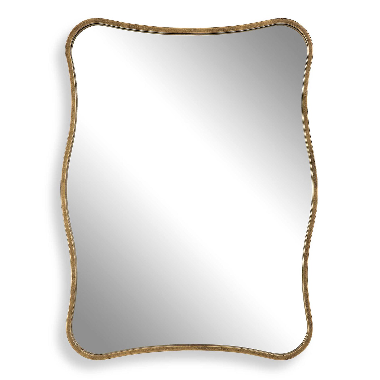 American Home Furniture Uttermost Pavia Curvy Vanity Mirror