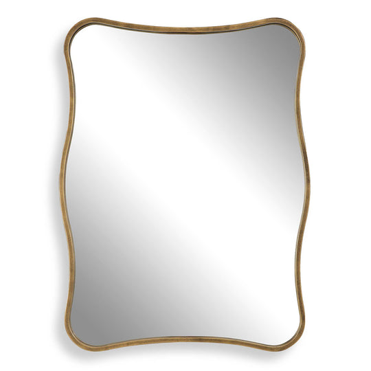 American Home Furniture Uttermost Pavia Curvy Vanity Mirror