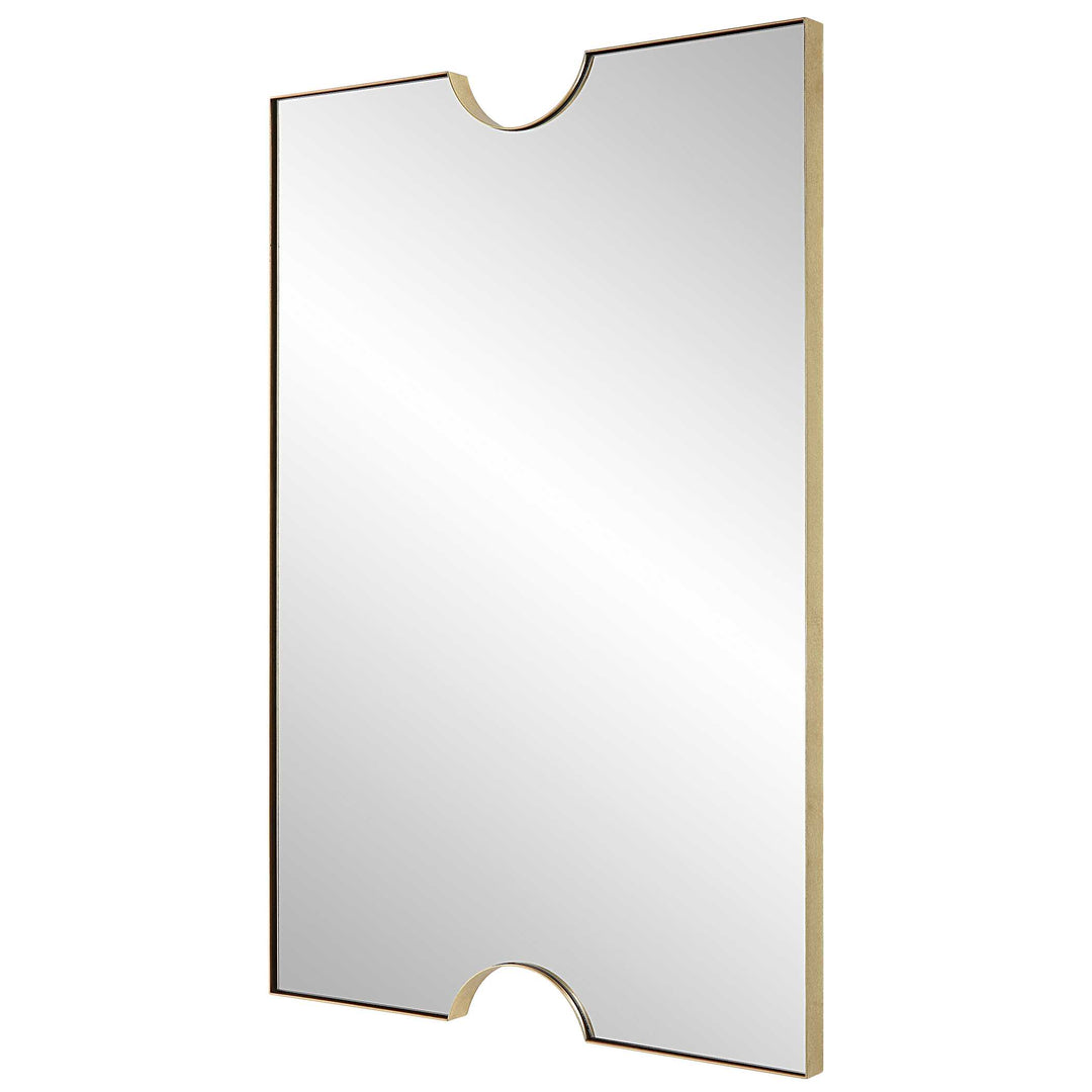 American Home Furniture Uttermost Ticket Gold Vanity Mirror