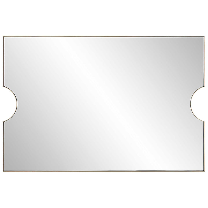 American Home Furniture Uttermost Ticket Gold Vanity Mirror