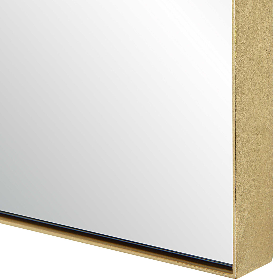 American Home Furniture Uttermost Ticket Gold Vanity Mirror