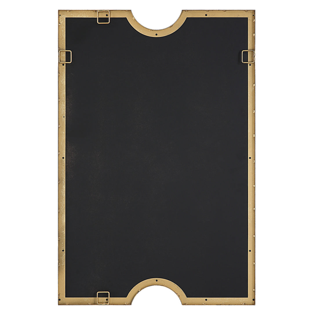 American Home Furniture Uttermost Ticket Gold Vanity Mirror