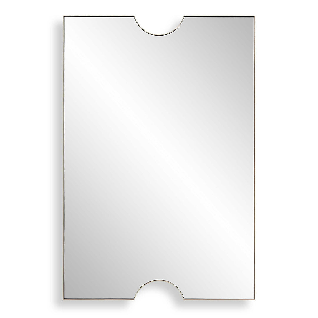 Ticket Gold Vanity Mirror - AmericanHomeFurniture