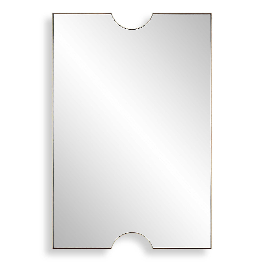 American Home Furniture Uttermost Ticket Gold Vanity Mirror
