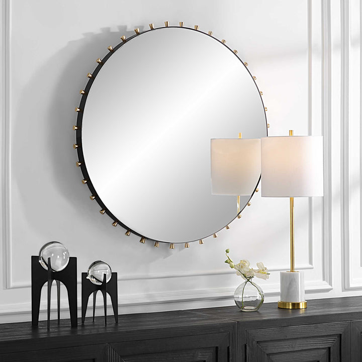 American Home Furniture Uttermost Cosmopolitan Round Mirror