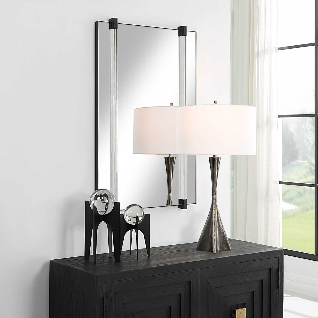 American Home Furniture Uttermost Ladonna Rods Mirror