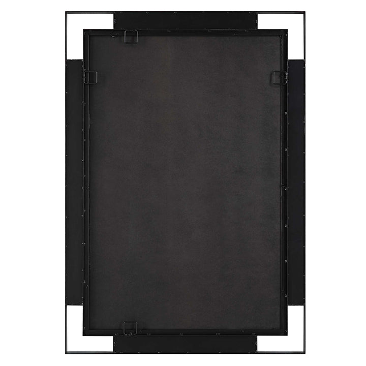 American Home Furniture Uttermost Stellan Black Mirror