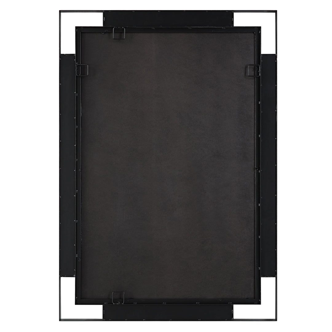 American Home Furniture Uttermost Stellan Black Mirror