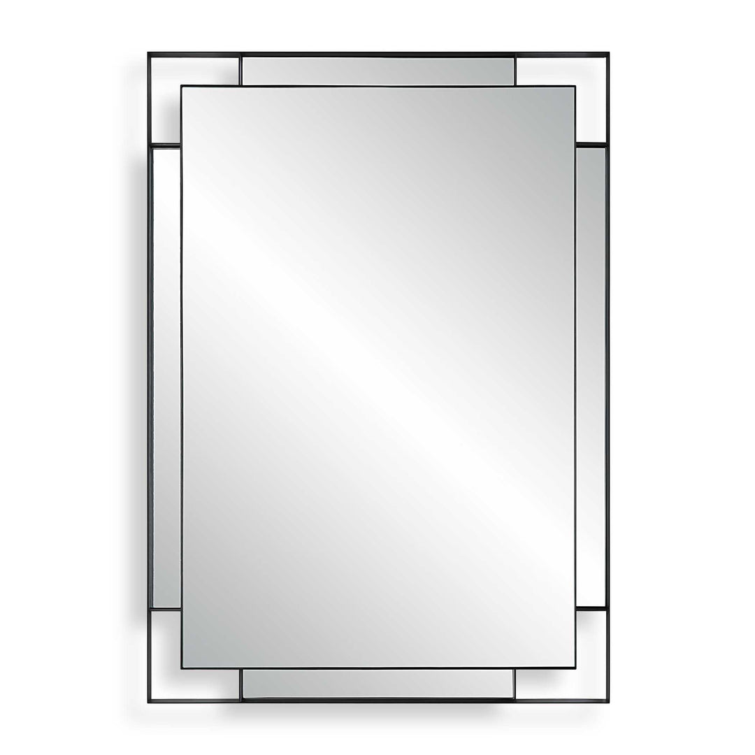 American Home Furniture Uttermost Stellan Black Mirror