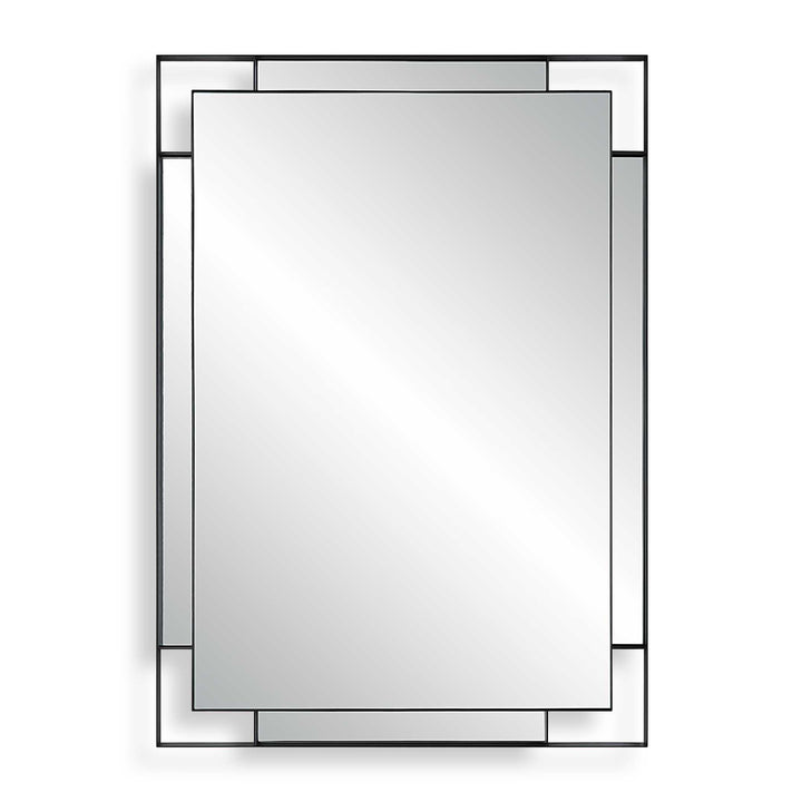 American Home Furniture Uttermost Stellan Black Mirror
