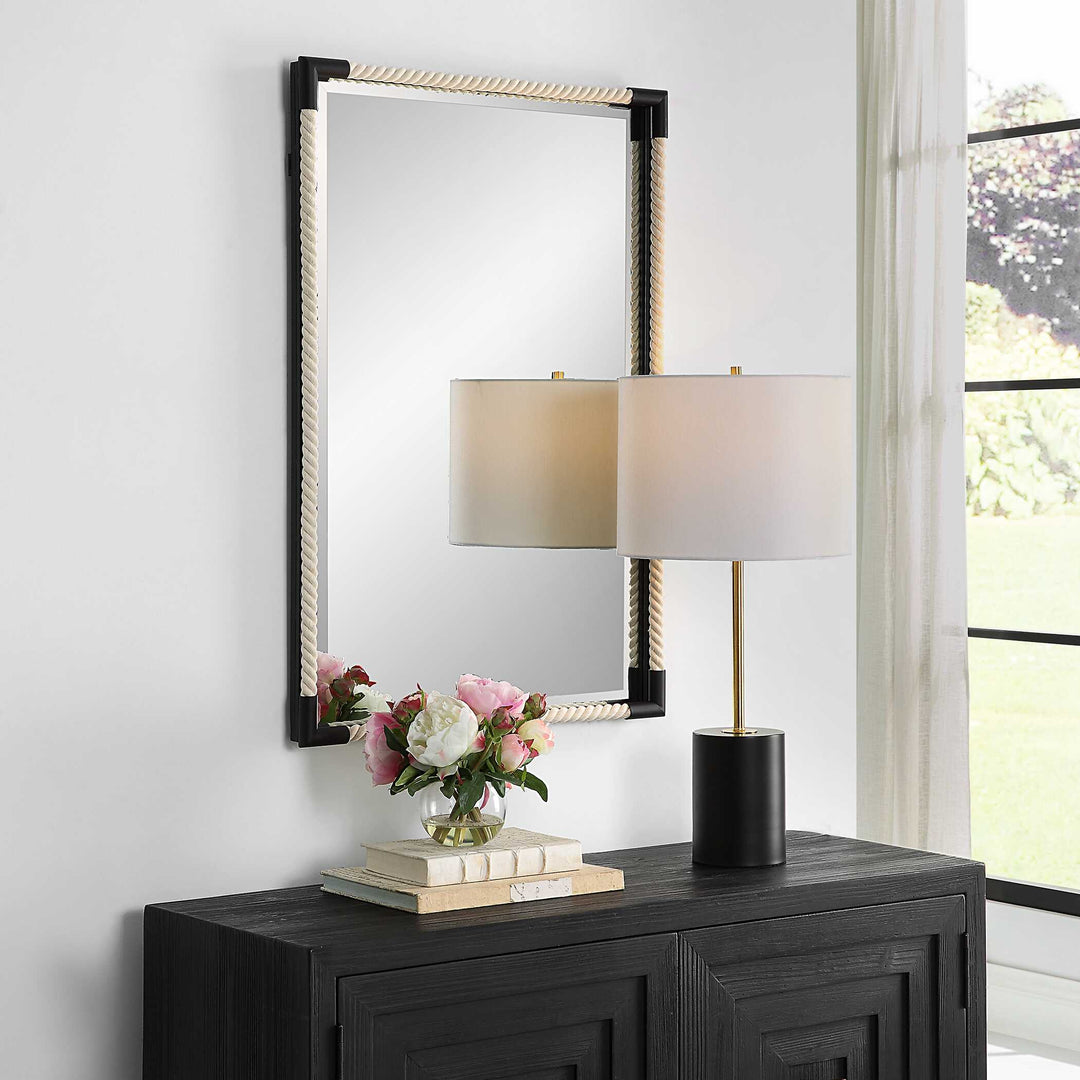 American Home Furniture Uttermost Marina Rope Mirror