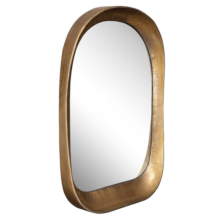 American Home Furniture Uttermost Bradano Brass Arch Mirror
