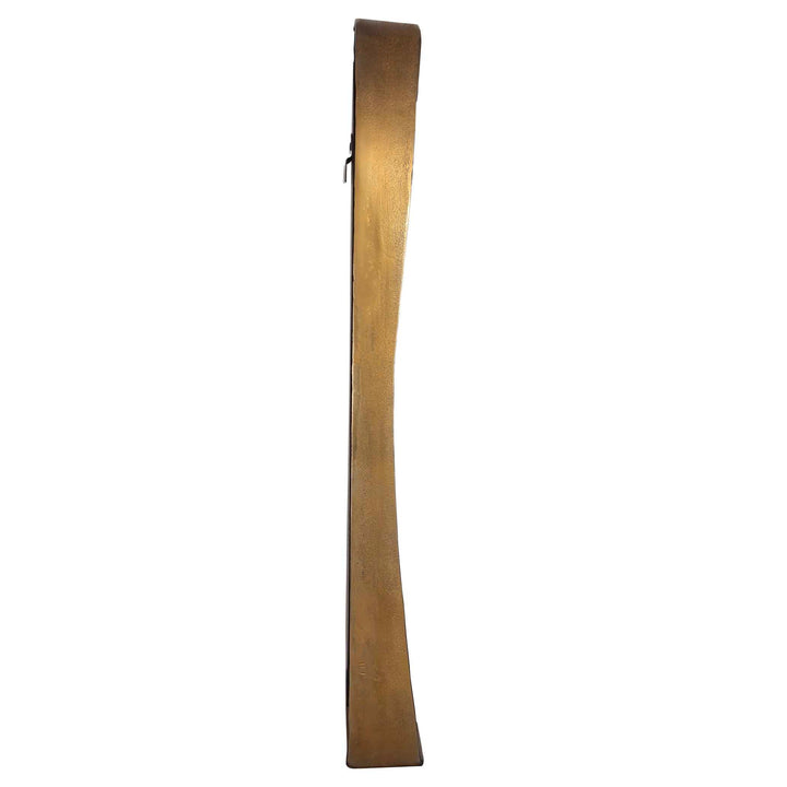 American Home Furniture Uttermost Bradano Brass Arch Mirror
