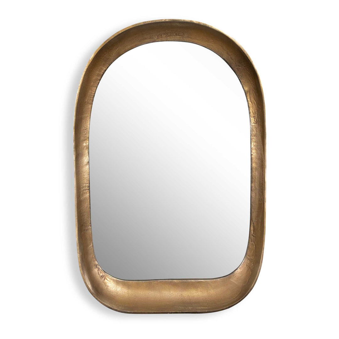 American Home Furniture Uttermost Bradano Brass Arch Mirror