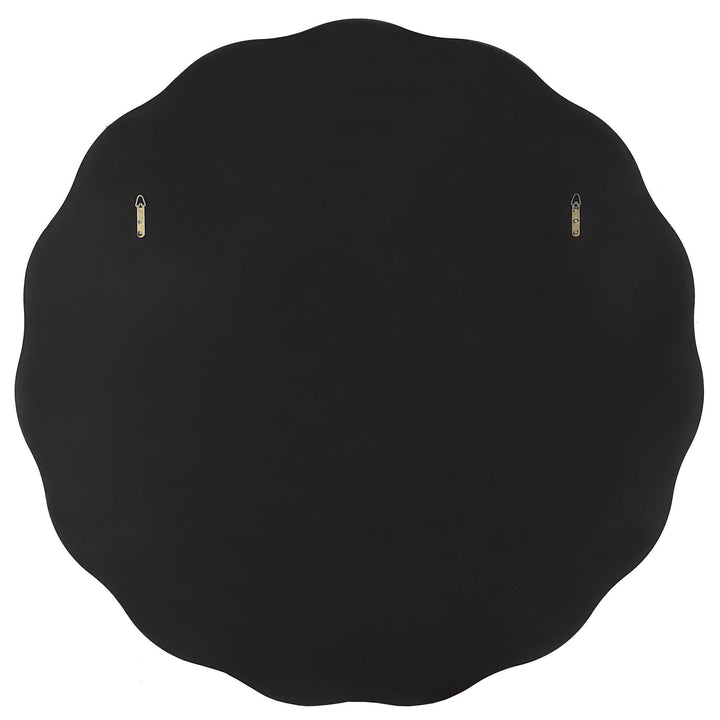American Home Furniture Uttermost Aneta Large Gold Round Mirror