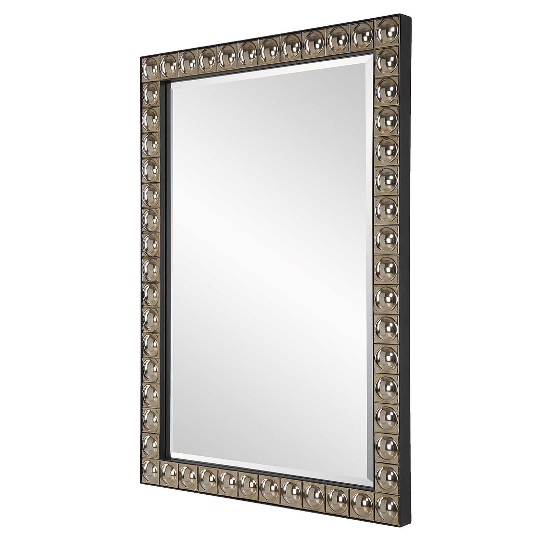 American Home Furniture Uttermost Silvio Tiled Vanity Mirror
