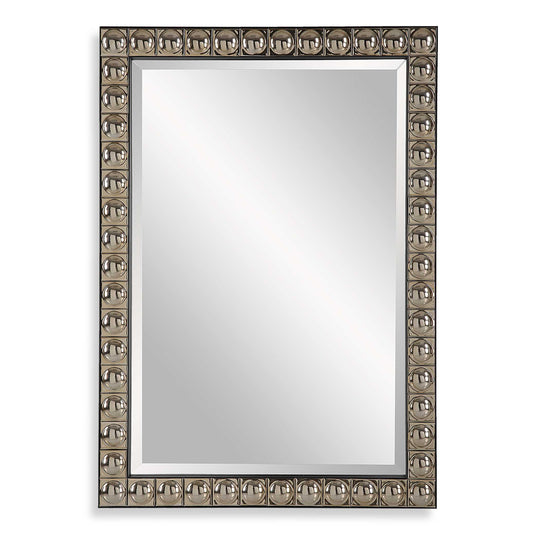 American Home Furniture Uttermost Silvio Tiled Vanity Mirror