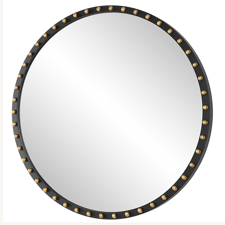 American Home Furniture Uttermost Sele Oversized Round Mirror