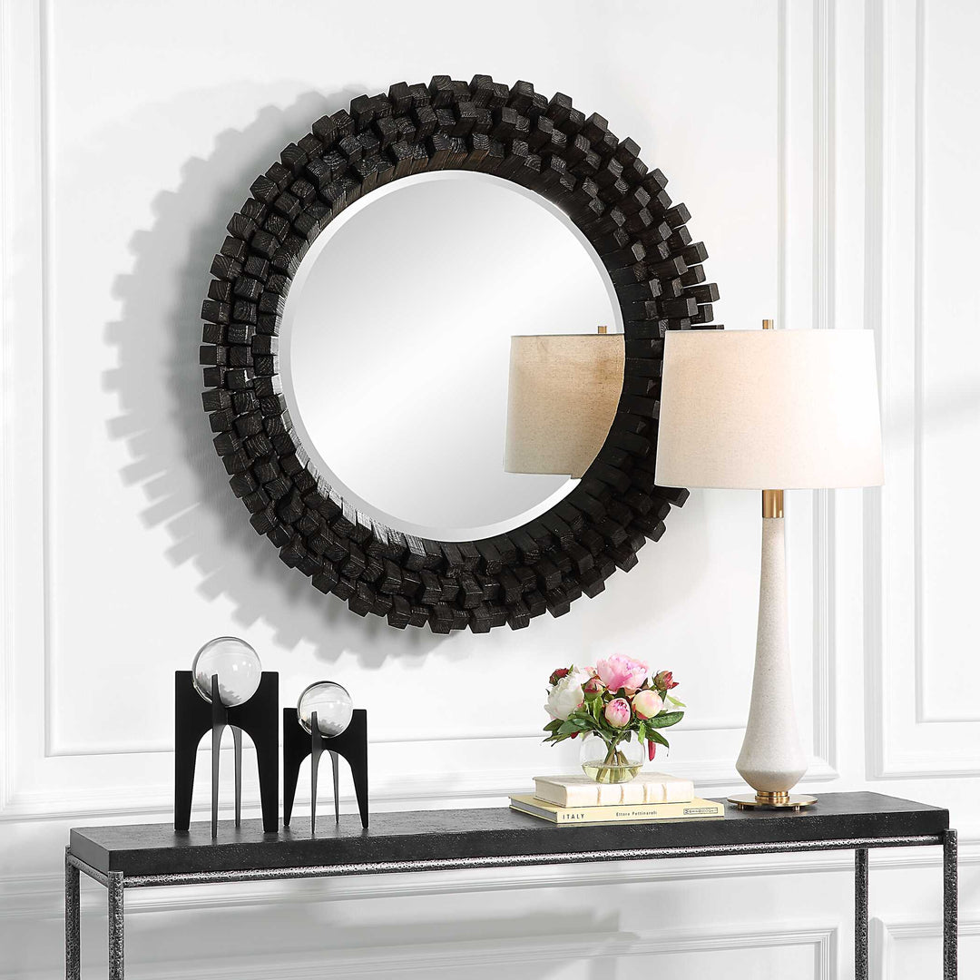 American Home Furniture Uttermost Circle Of Piers Round Mirror