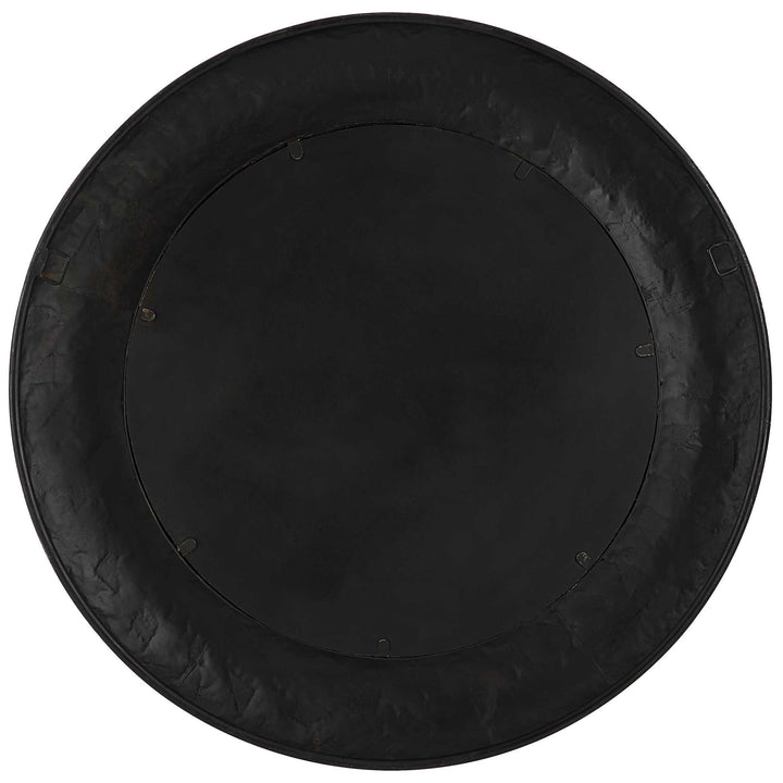 American Home Furniture Uttermost Copper Terrazzo Round Mirror