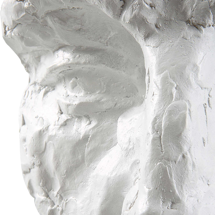 American Home Furniture Uttermost Self-Portrait White Mask Wall Decor Set of 6