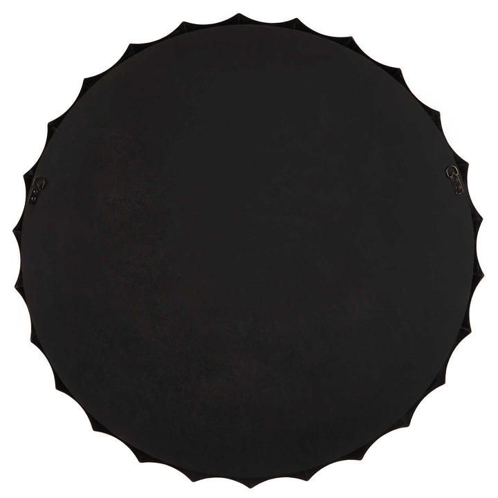 American Home Furniture Uttermost Nacala Round Gold Mirror