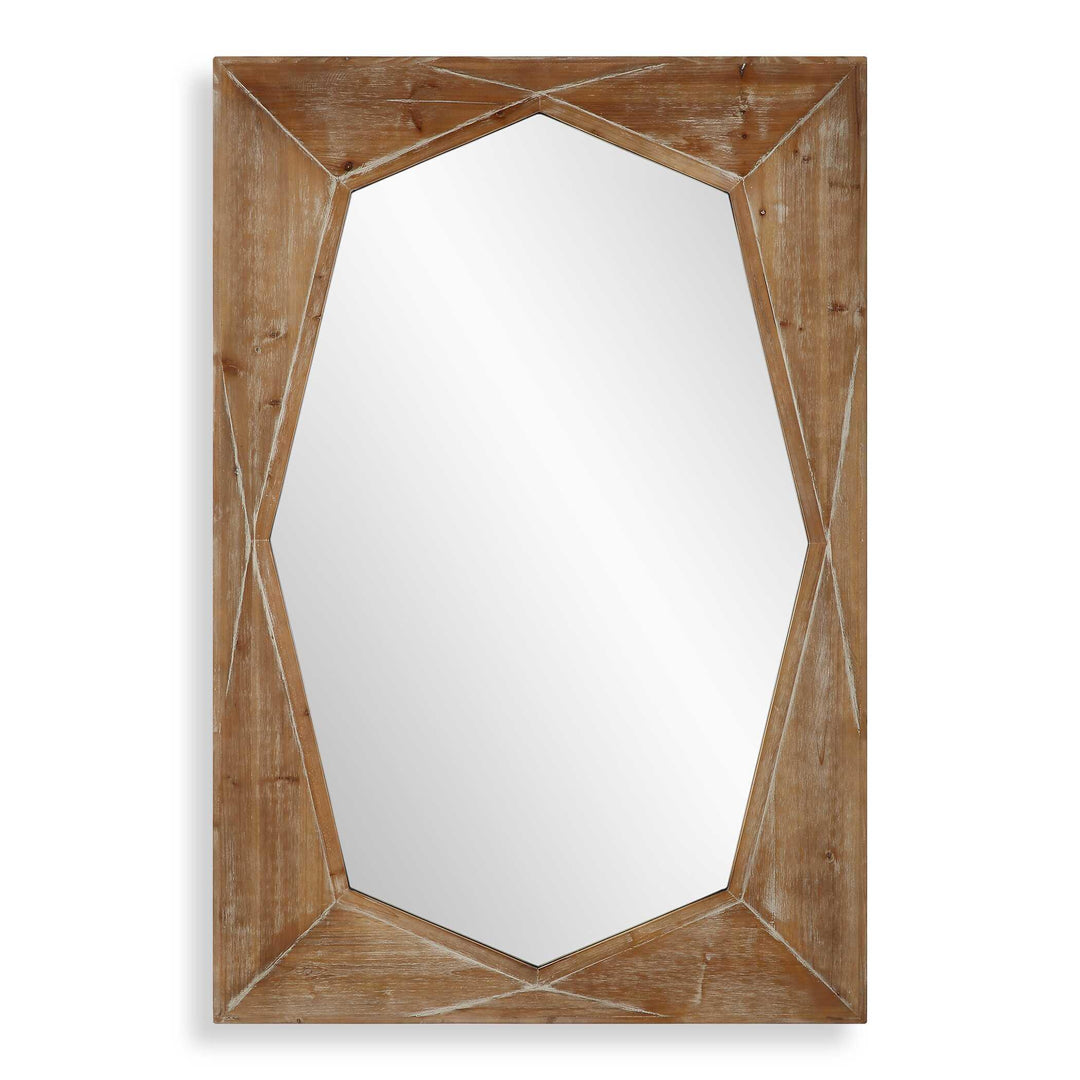 Marquise Natural Wood Mirror - AmericanHomeFurniture